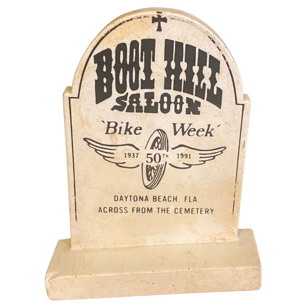 Vintage 50th Daytona Beach Bike Week Tombstone Boot Hill Saloon 1991